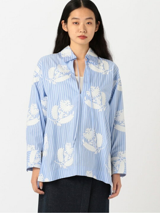 トゥモローランド】MACPHEE 前開きブラウス 