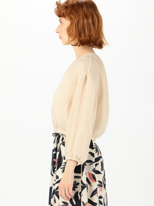 楽天市場】【SALE／40%OFF】ランダムプリーツジョーゼット ジップ 