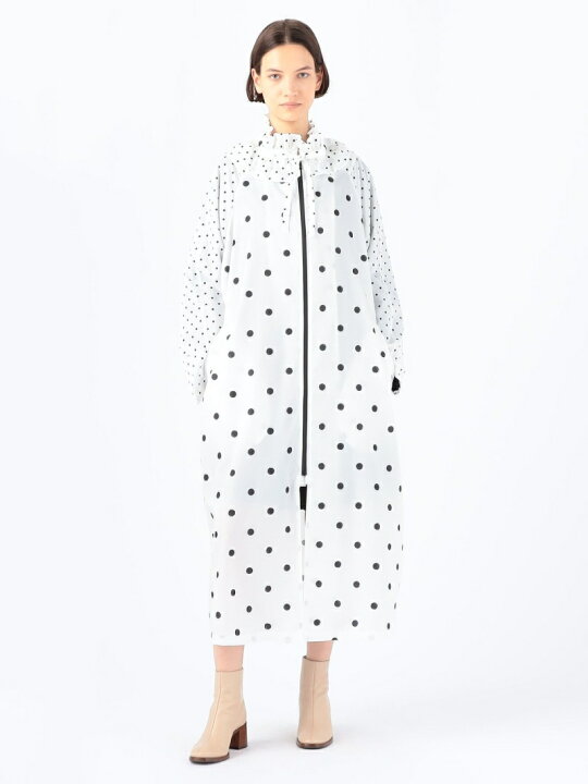 楽天市場】【SALE／40%OFF】GON ナイロン ラッフルロングコート 