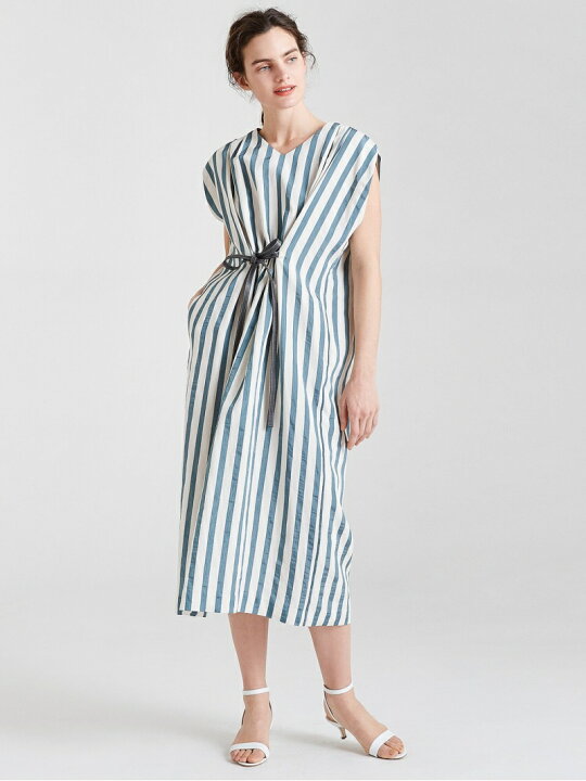 楽天市場】【SALE／40%OFF】エフェクトストライプ Vネックワンピース 