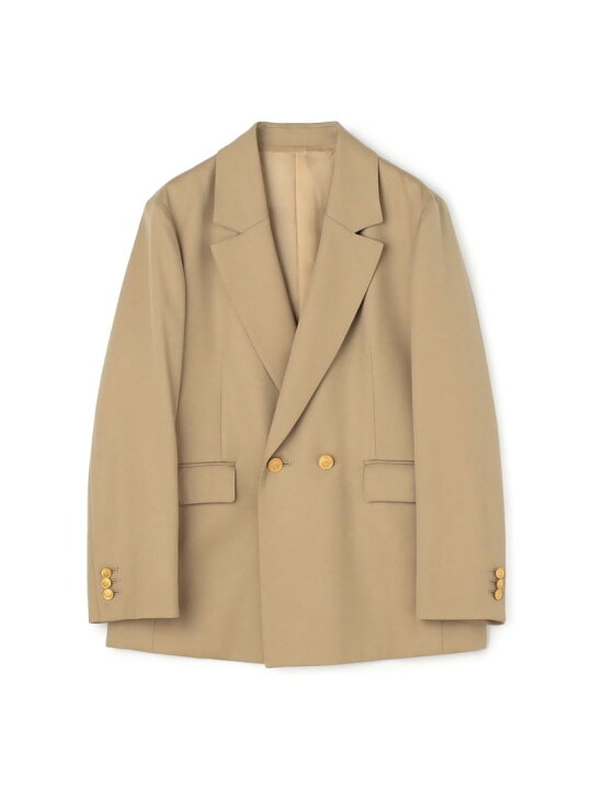 楽天市場】ウールギャバジン ダブルブレストジャケット MACPHEE 