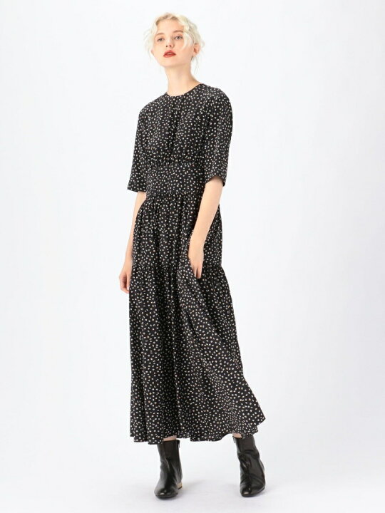 楽天市場】【SALE／30%OFF】パンジープリント クルーネックマキシ 