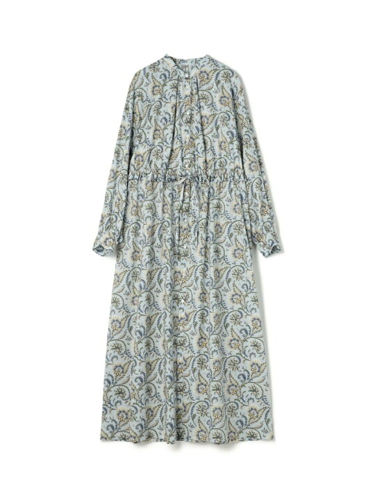 楽天市場】【SALE／40%OFF】コットンプリント フリルロングワンピース  