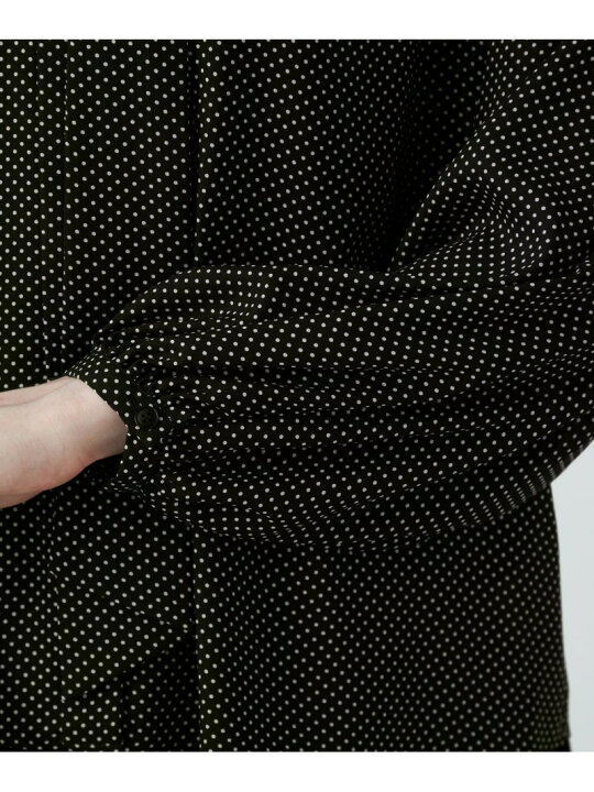 楽天市場】【SALE／40%OFF】ミニドットプリント ボウタイブラウス 