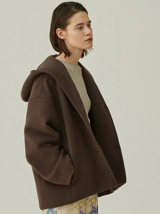 楽天市場】【SALE／40%OFF】ニューモッサ フーデッドショートコート 