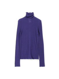 コットンシルクリブ タートルネックプルオーバー Ballsey トゥモローランド トップス カットソー・Tシャツ ブラック ブルー パープル ネイビー グリーン ベージュ グレー ピンク イエロー ホワイト【送料無料】[Rakuten Fashion]