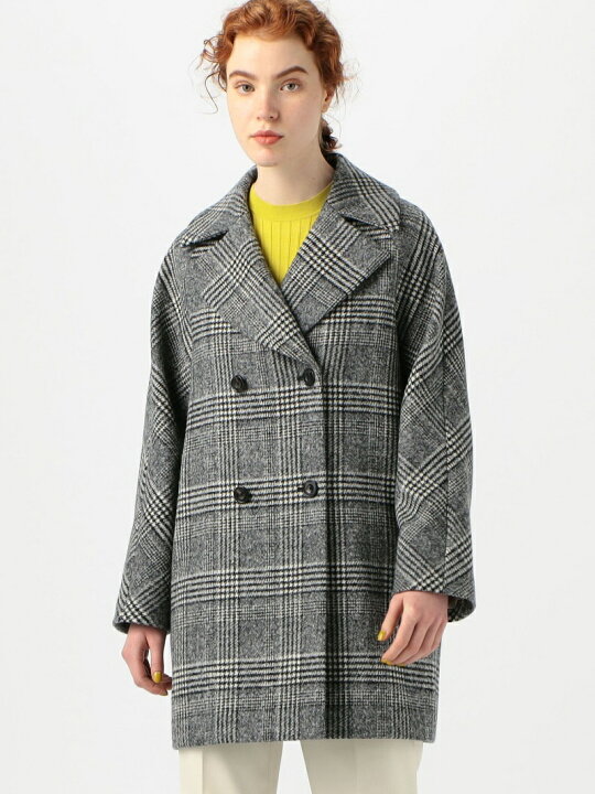 楽天市場】【SALE／40%OFF】ブロークングレンチェック ダブルブレスト 