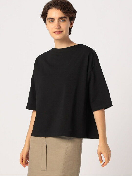 楽天市場】【SALE／50%OFF】コットンパネルボーダー ボートネックプル 