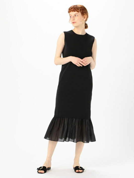 楽天市場】【SALE／40%OFF】マテリアルコンビ ノースリーブワンピース  