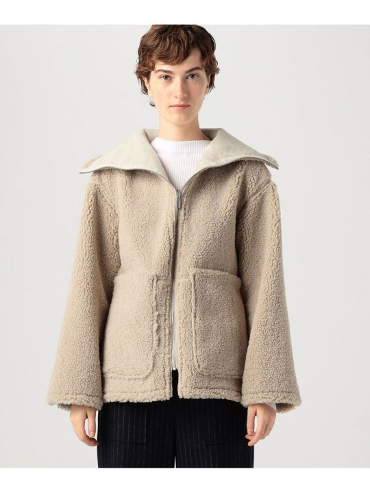 楽天市場】【SALE／40%OFF】エコムートン リバーシブルショートコート 