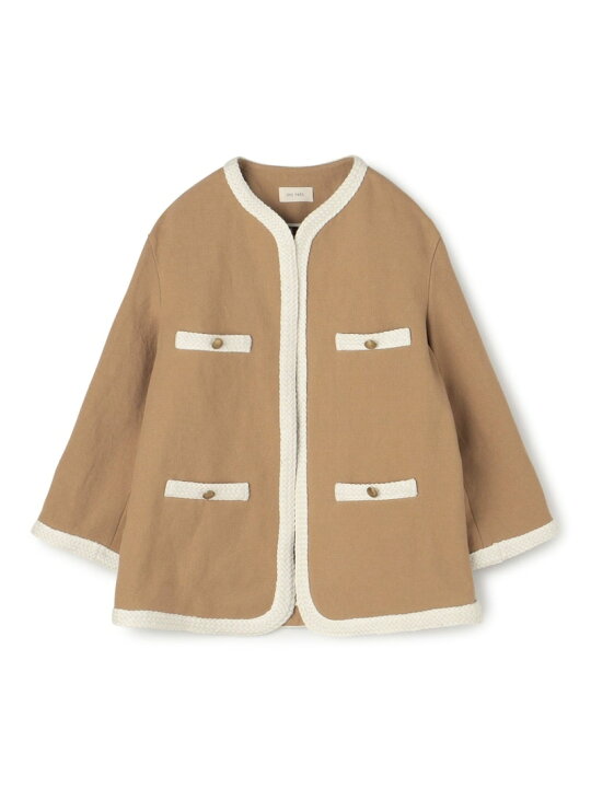 楽天市場】【SALE／40%OFF】コットンリネンキャンバス クルーネック 
