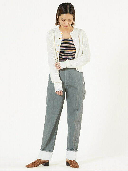 楽天市場】【SALE／80%OFF】ピグメントダイデニム ロールアップパンツ 