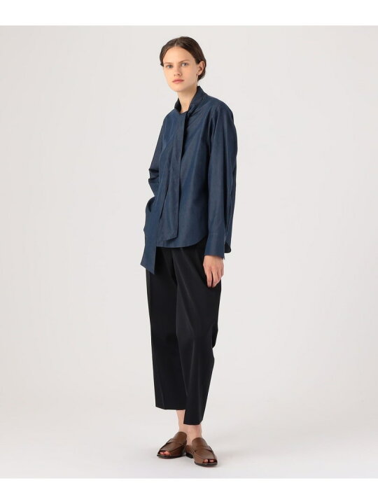 楽天市場】【SALE／40%OFF】ライトシャンブレー ボウタイブラウス 
