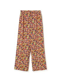 【SALE／50%OFF】レーヨンローンプリント イージーストレートパンツ SOULEIADO トゥモローランド パンツ その他のパンツ ブラック レッド【RBA_E】【送料無料】[Rakuten Fashion]