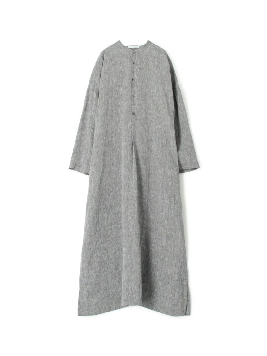 楽天市場】【SALE／30%OFF】リネンポプリン バンドカラーロング 