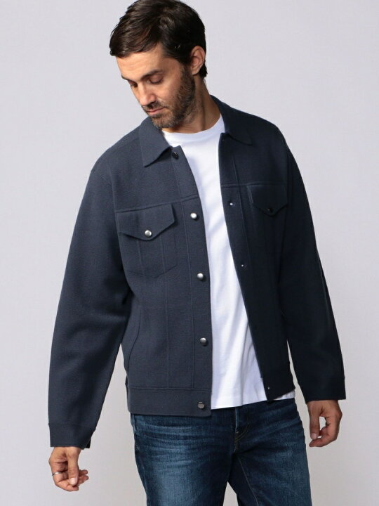 楽天市場】【SALE／40%OFF】ウールミラノリブ トラッカージャケット 