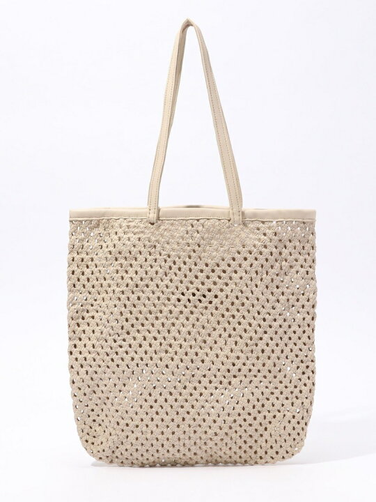 楽天市場】【SALE／30%OFF】en shalla レザー メッシュトートバッグ 