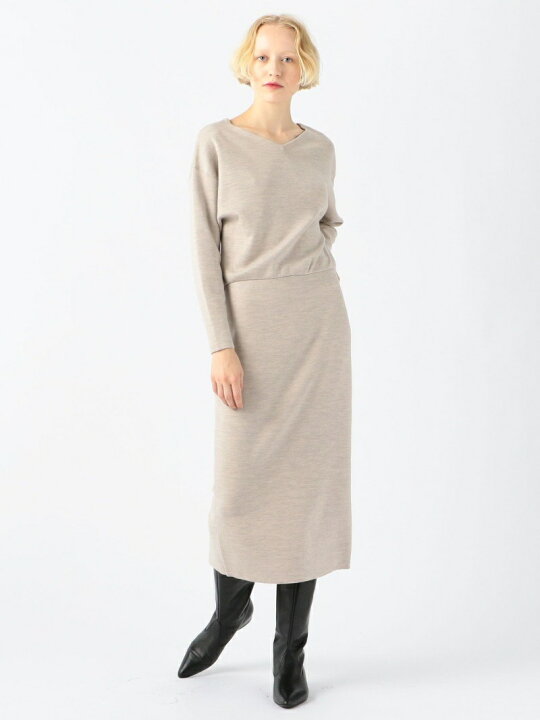 楽天市場】【SALE／40%OFF】ウールスムース Iラインワンピース Ballsey 