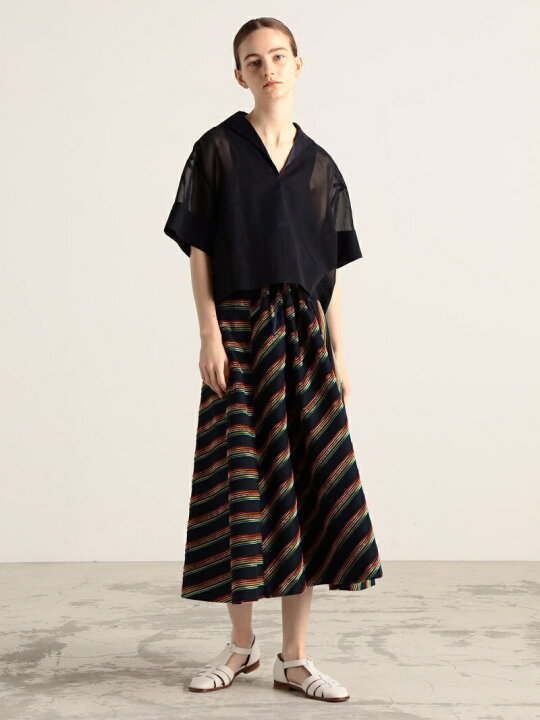 楽天市場】【SALE／30%OFF】ルコットンオーガンジー セーラーカラー 