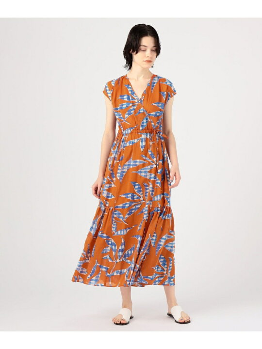 楽天市場】【SALE／40%OFF】プラッドリーフプリント カシュクール 