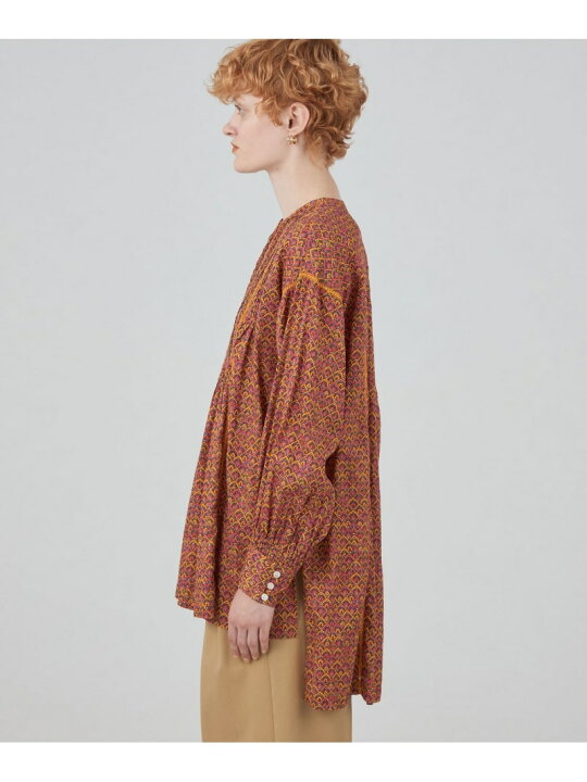 楽天市場】【SALE／50%OFF】コットンプリント チュニックブラウス 
