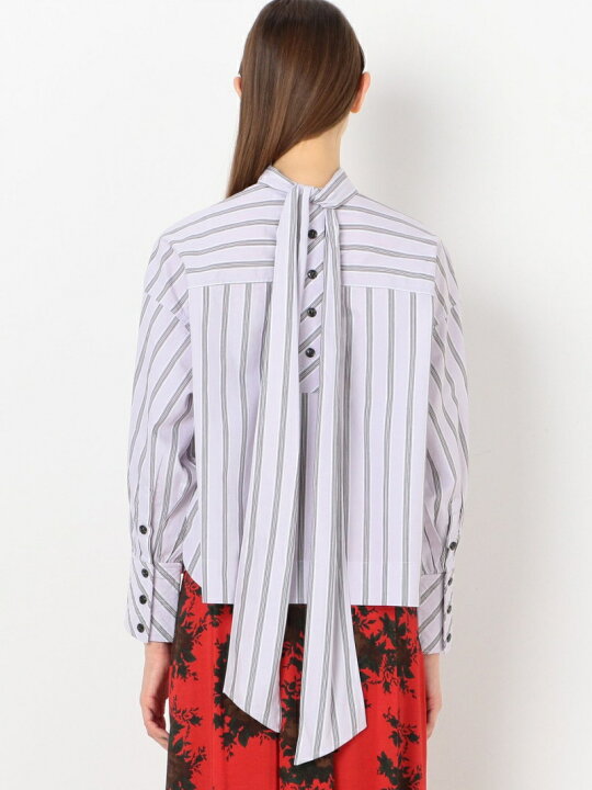楽天市場】【SALE／30%OFF】GANNI コットンストライプ ボウタイ 