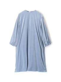 【SALE／60%OFF】ストレッチベロア ボリュームスリーブワンピース Ballsey トゥモローランド ワンピース・ドレス ワンピース ネイビー ワインレッド【RBA_E】【送料無料】[Rakuten Fashion]
