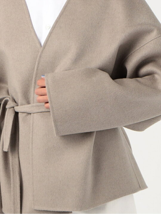 楽天市場】【SALE／30%OFF】ウールダブルフェイス ベルテッドショート 