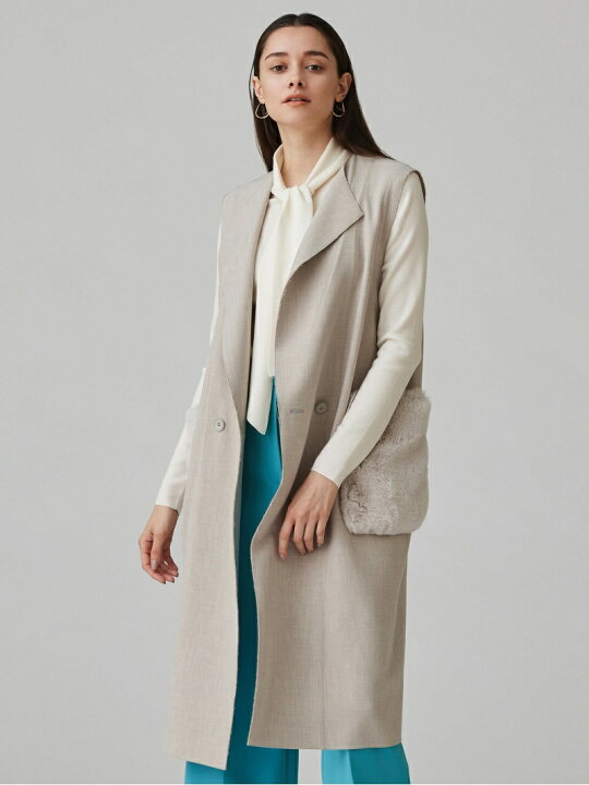 楽天市場】【SALE／40%OFF】プレーンダブルフェイス ファーポケット 