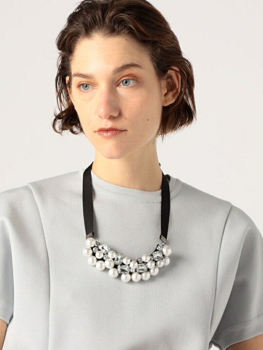 楽天市場】【SALE／40%OFF】YOKO CHAN ビジューパールネックレス  