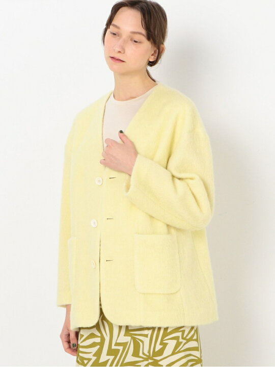 楽天市場】【SALE／50%OFF】アルパカシャギー ノーカラージャケット  