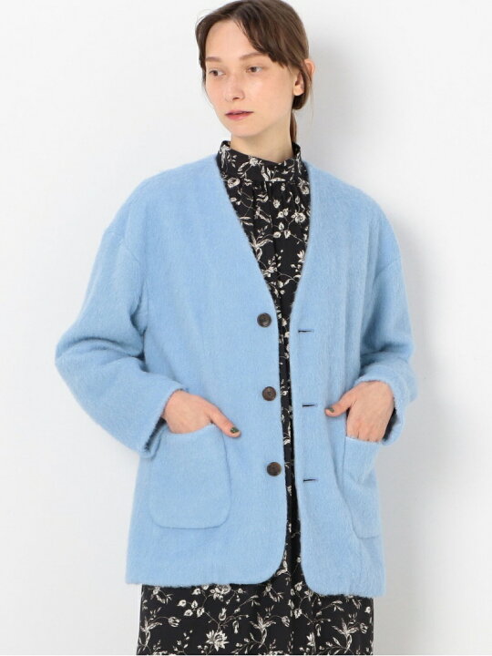 楽天市場】【SALE／50%OFF】アルパカシャギー ノーカラージャケット  