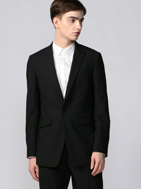 楽天市場】【SALE／50%OFF】ストレッチウール 1B ピークドラペル 