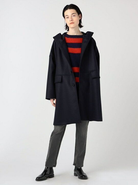 楽天市場】【SALE／80%OFF】ライトメルトン フーデッドコート MACPHEE 