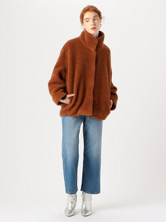 楽天市場】【SALE／30%OFF】ボアスライバー スタンドネックコート  