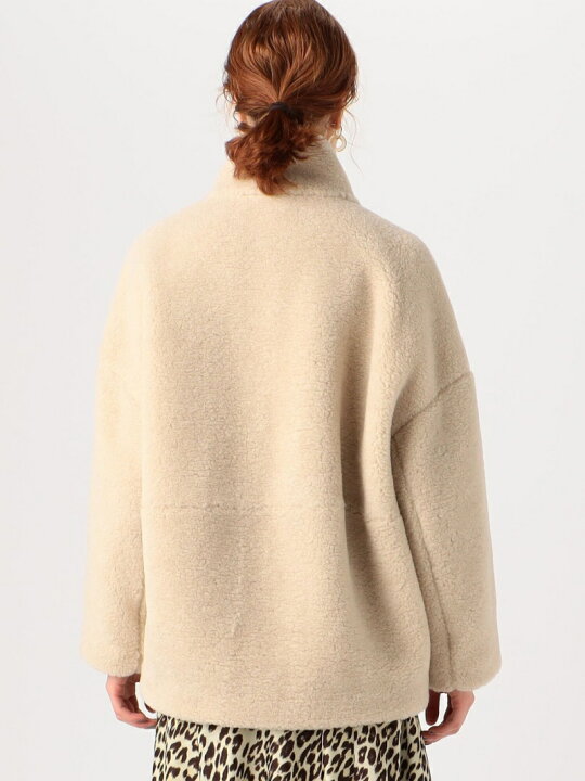 楽天市場】【SALE／30%OFF】ボアスライバー スタンドネックコート 