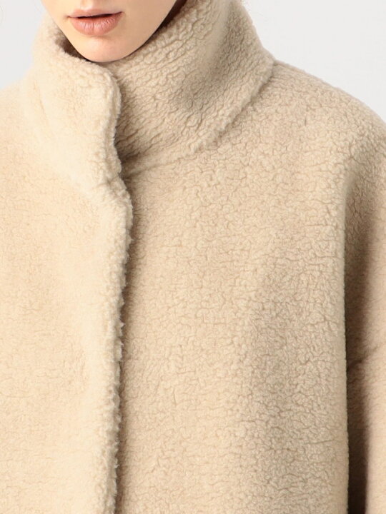 楽天市場】【SALE／30%OFF】ボアスライバー スタンドネックコート  