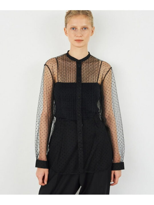 楽天市場】【SALE／30%OFF】ナイロンチュールドット ブザムシャツ DES 