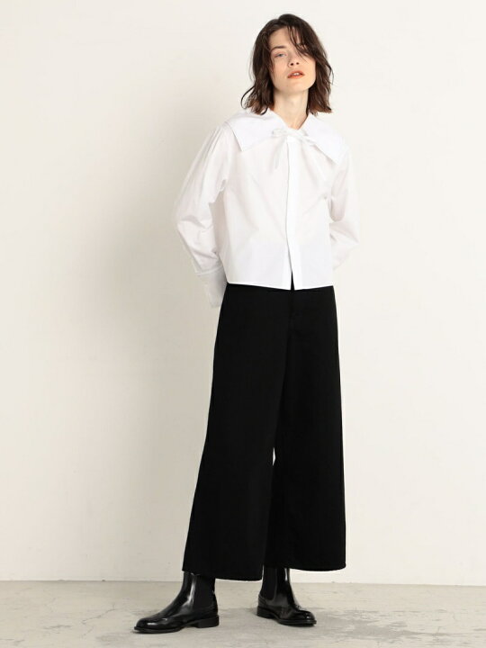 楽天市場】【SALE／40%OFF】コットングログラン ビックカラーブラウス 
