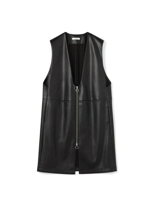 楽天市場】【SALE／30%OFF】レザーライクロングジレ MACPHEE 