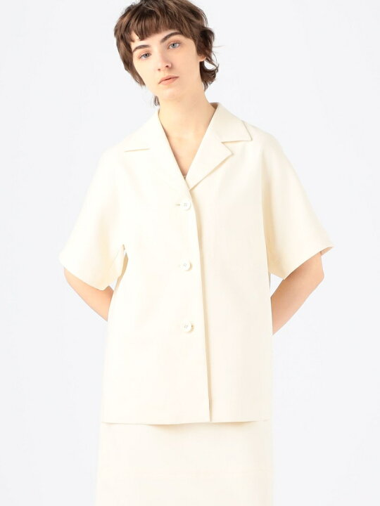 楽天市場】【SALE／50%OFF】コットンダブルクロス オープンカラー 