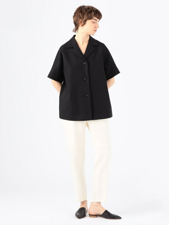 楽天市場】【SALE／50%OFF】コットンダブルクロス オープンカラー 