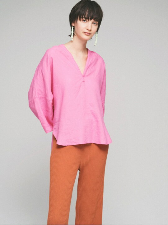 楽天市場】【SALE／30%OFF】リネンポプリン ドルマンスリーブシャツ