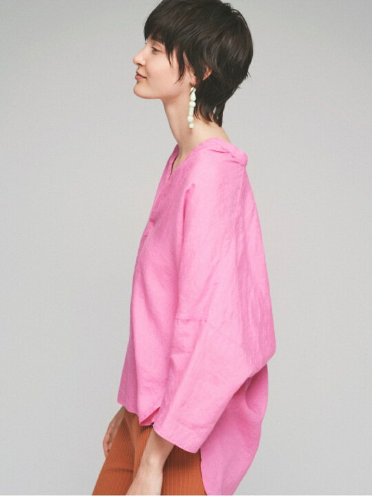 楽天市場】【SALE／30%OFF】リネンポプリン ドルマンスリーブシャツ 