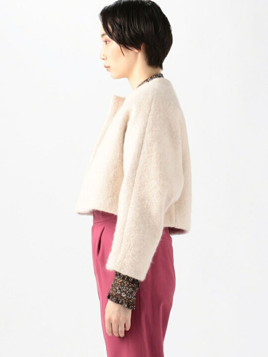 楽天市場】【SALE／30%OFF】スーリーアルパカカシミヤ ノーカラー 