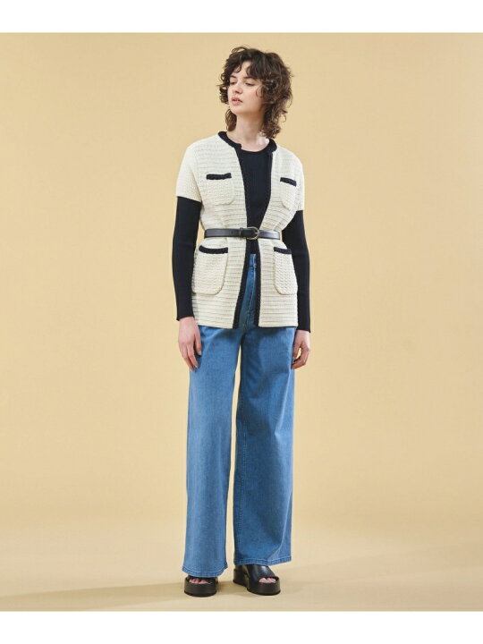 楽天市場】【SALE／40%OFF】コンパクトコットン ニットジレ DES PRES 