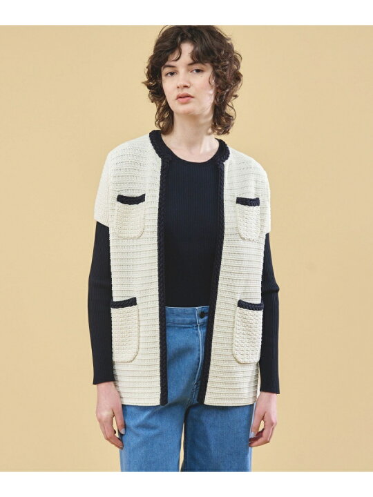 楽天市場】【SALE／40%OFF】コンパクトコットン ニットジレ DES PRES 