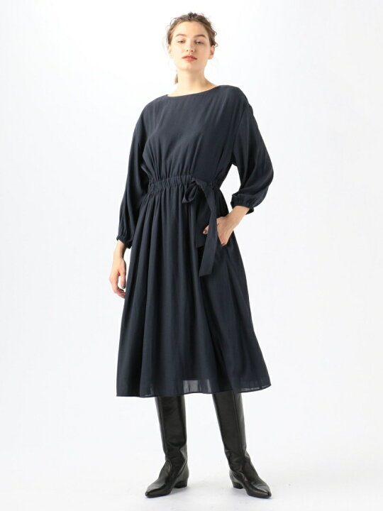 楽天市場】【SALE／30%OFF】ポリエステル ウエストギャザーワンピース  