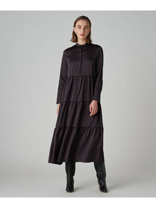 楽天市場】【SALE／40%OFF】ドットプリント ティアードワンピース  