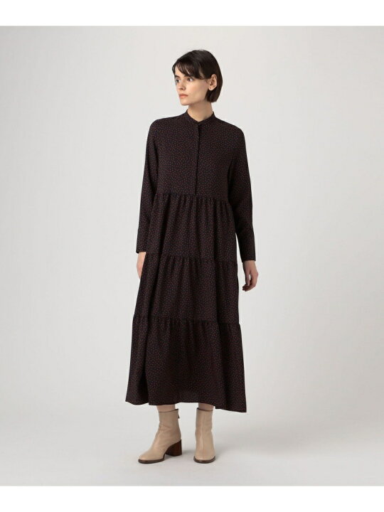 楽天市場】【SALE／40%OFF】ドットプリント ティアードワンピース 